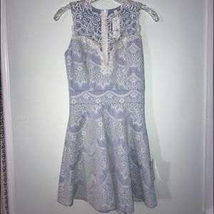 Beautiful Baby Blue Dress with Lace 💙